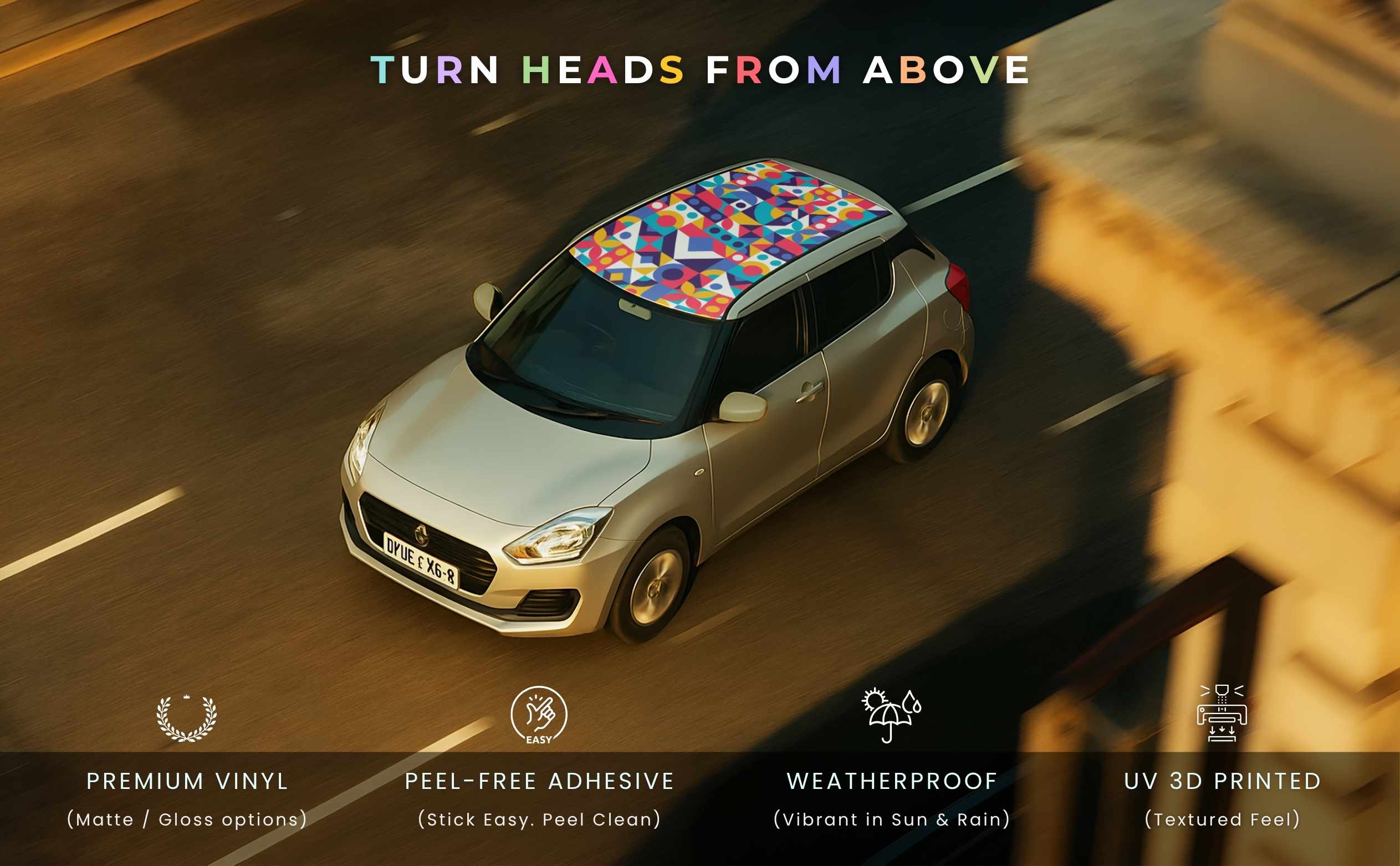 Assassin Wrap for Roof Top for Cars - Image 3